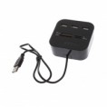 Todo-en-uno 1 Combo Hub USB 2.0 3 Ports lector de tarjetas para SD MMC M2 MS Pro Duo 
