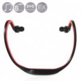 Detrás de la cabeza con estilo del deporte MP3 Auriculares Reproductor (FM, tarjeta del TF apoyada)