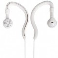 Estilo del enchufe de 3.5mm para auriculares estéreo con el gancho del oído de diseño - Blanco